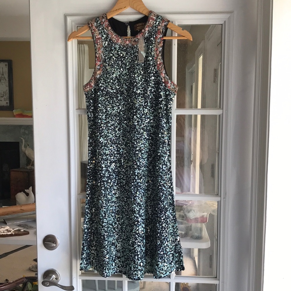 New with tags stunning Anthropologie sequin dress
